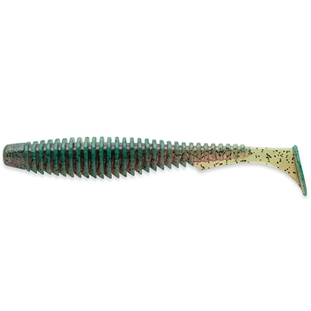 Силікон FishUp U-Shad 3.5 (8 pcs.), #017 - Motor Oil Pepper уп