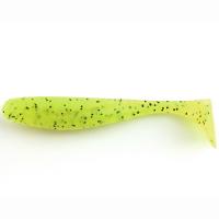 Силікон FishUp Wizzle Shad 1.4" (10pcs.), #055 - Chartreuse/Black уп
