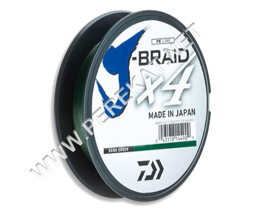 шнур Daiwa J-braid X4E 0.17 dark (70607)