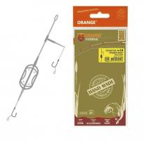 Оснащення коропове ORANGE #54 Roomy Flat Method Leadcore, для бойлу, 40 гр., в уп. 1 шт. (70749)