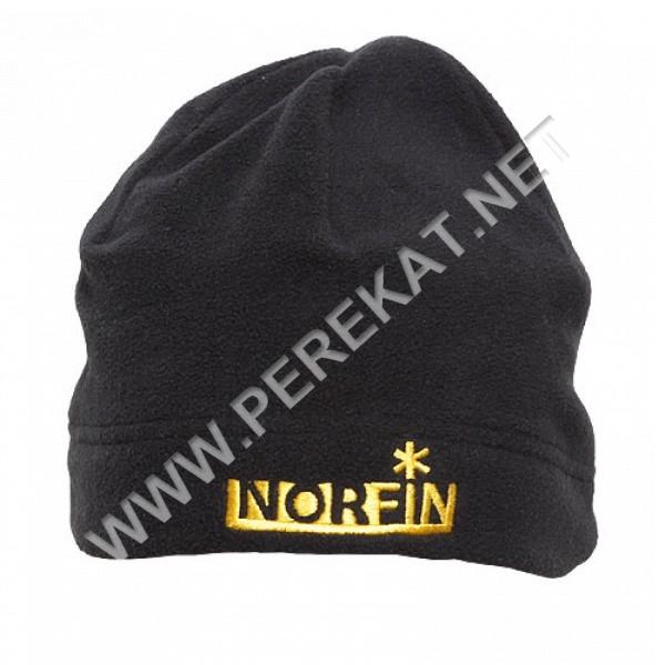 302783-BL-XL Шапка флисовая  NORFIN (чёрная) (8160)