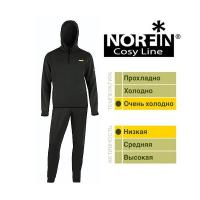 Термобелье (флисовое, 2,3-ий слой) NORFIN COSY LINE(чёрное) XXXXL (17558)