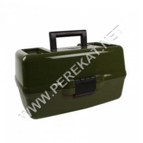 1703 Ящик 3 полки (непрозрачн.крышка) (16733)