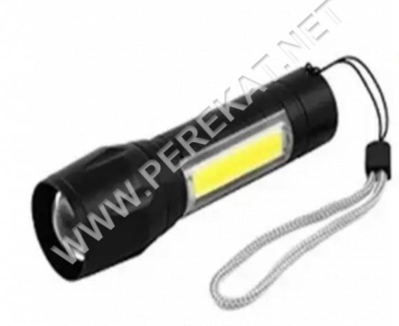 Ліхтарик алюм BL-515 (XPE COB) zoom 1xAA 3реж (72458)