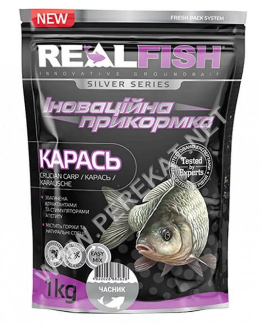 Прикормка RealFish Карась (Часник)1 кг (48268)