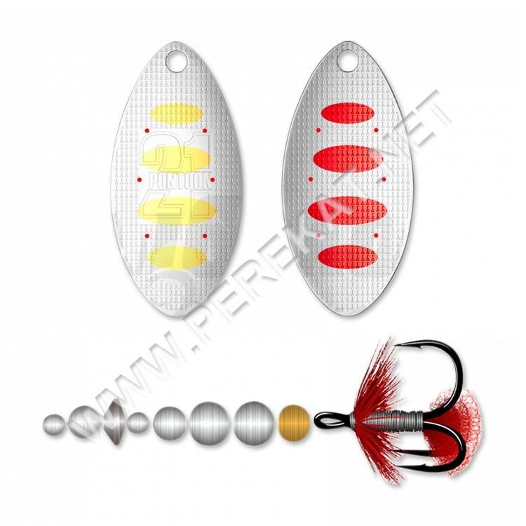 Блесна Pontoon 21 TRAIT #0, вертушка, лепесток Long 4 гр. T0 STT02-052 (25617)