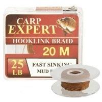 CE поводков. материал FAST sinking 25lbs MUD BROWN 20м (13533)