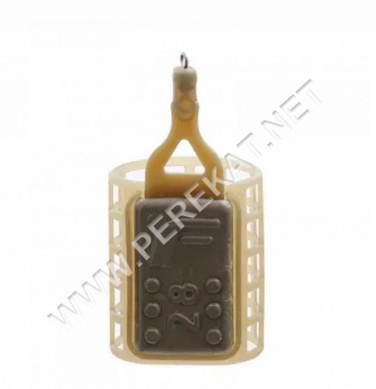 Flagman Годiвниця пластикова фiдерна мала сiтка зi стаб 28g (72835)