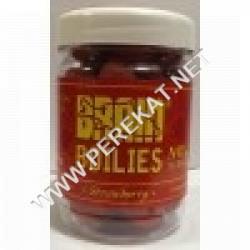 Бойлы Brain Strawberry (Клубника) Soluble 200 gr, mix 16-20 (21450)
