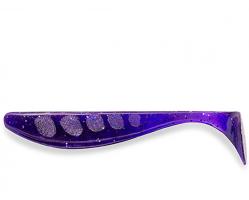 Силікон FishUp Wizzle Shad 5" (4pcs.), #060 - Dark Violet/Peacock  Silver (21311)