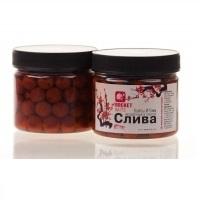Бойлы насадочные в сиропе "Слива" / 15 мм / 0.4кг / (12873)