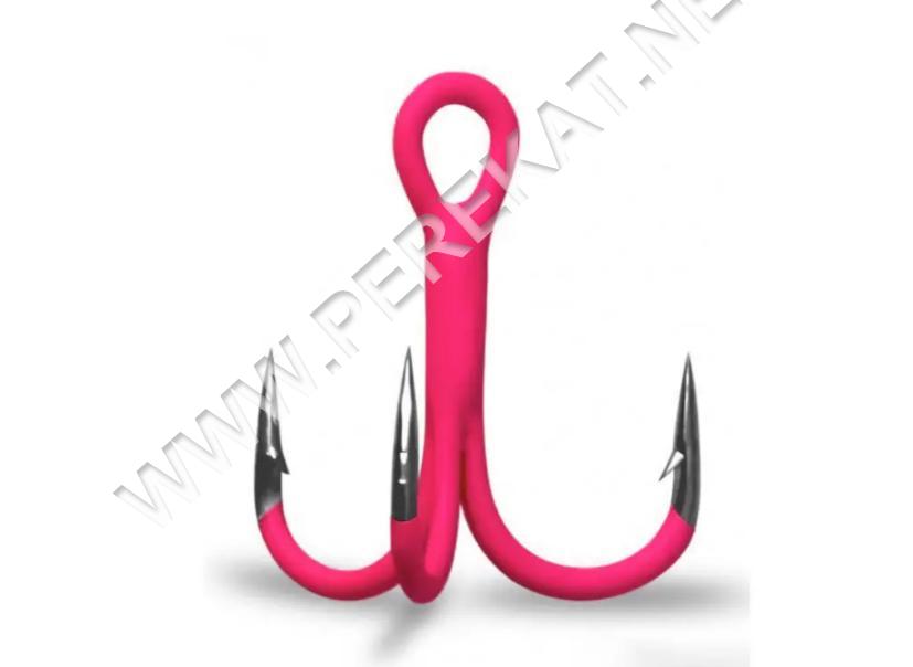 Трійник Gurza Round Treble ST-36 UV RED #12 (73793)