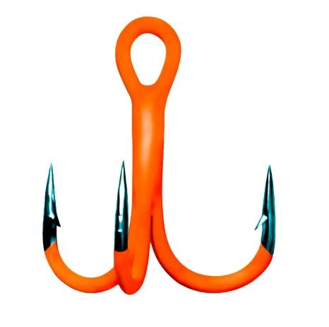 Трійник Gurza Round Treble ST-36 UV ORANGE №8