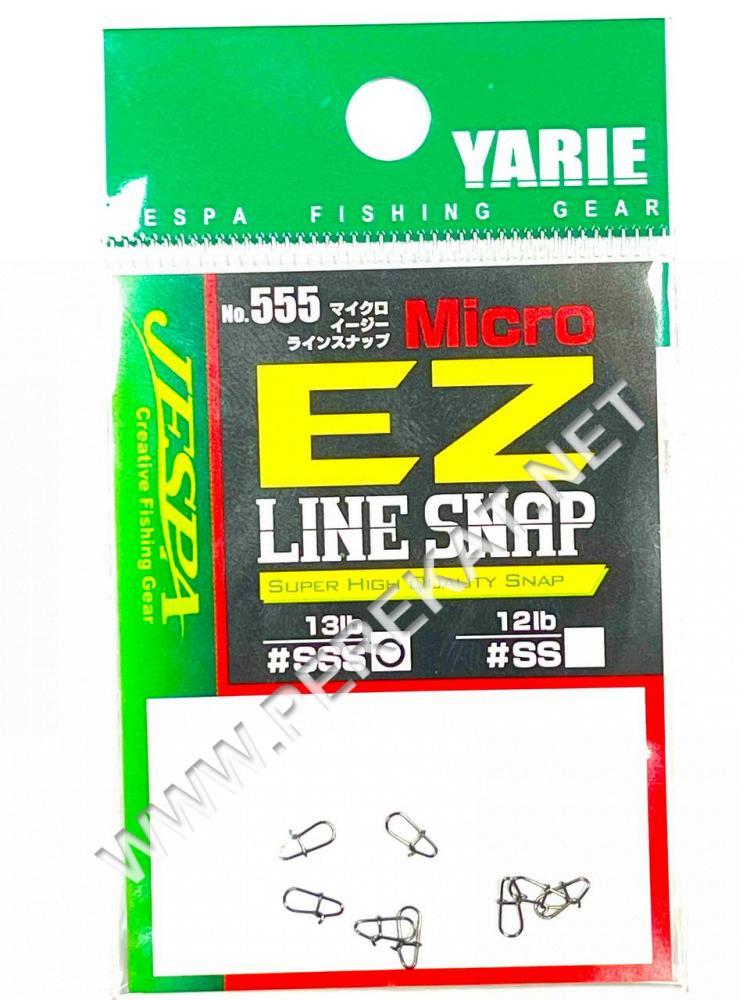 Застібка Yarie 555 Micro EZ Line Snap 12Lb ＃SS (73972)