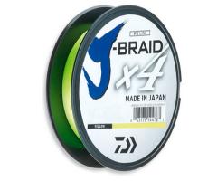 шнур Daiwa J-braid X4E 0.15 yellow