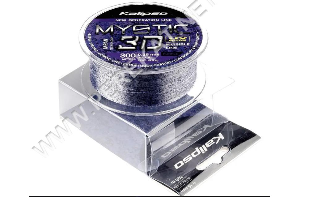Волосінь Kalipso Mystic 3D Purple 300m 0.35mm (76171)