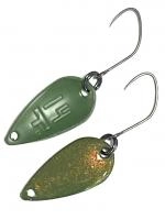 Блешня Yarie 706 T-spoon 1.4 г BS-19 gradation R olive