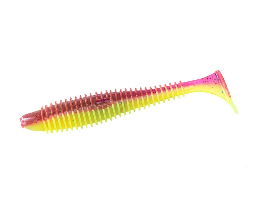 Силікон Angry Baits Fatik 2 LOX Chartreuse UV (9 шт)