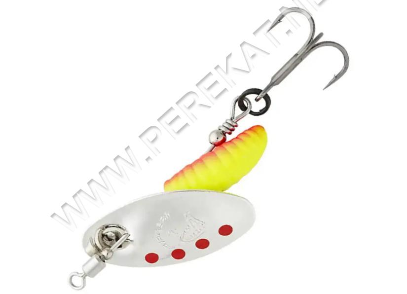 Блешня Savage Gear Grub Spinners #0 2.2g Silver Red Yellow (76901)