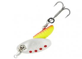Блешня Savage Gear Grub Spinners #0 2.2g Silver Red Yellow (76901)