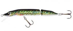 Воблер Jaxon HS Pike 2 секции 10cm цвет P, вес 10g загл. 0,5-1,4m  плав. (77360)