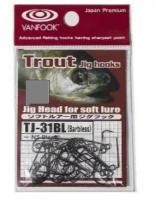 Гачок Vanfook джиговий TJ-31BL NS Black (#4 (25шт)) (78811)