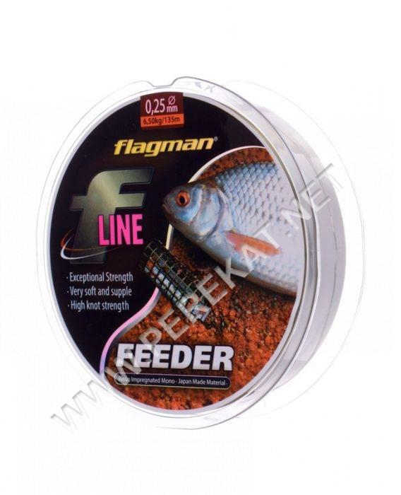 Леска FLAGMAN F-LINE FEEDER 135м 0,25мм (3996)