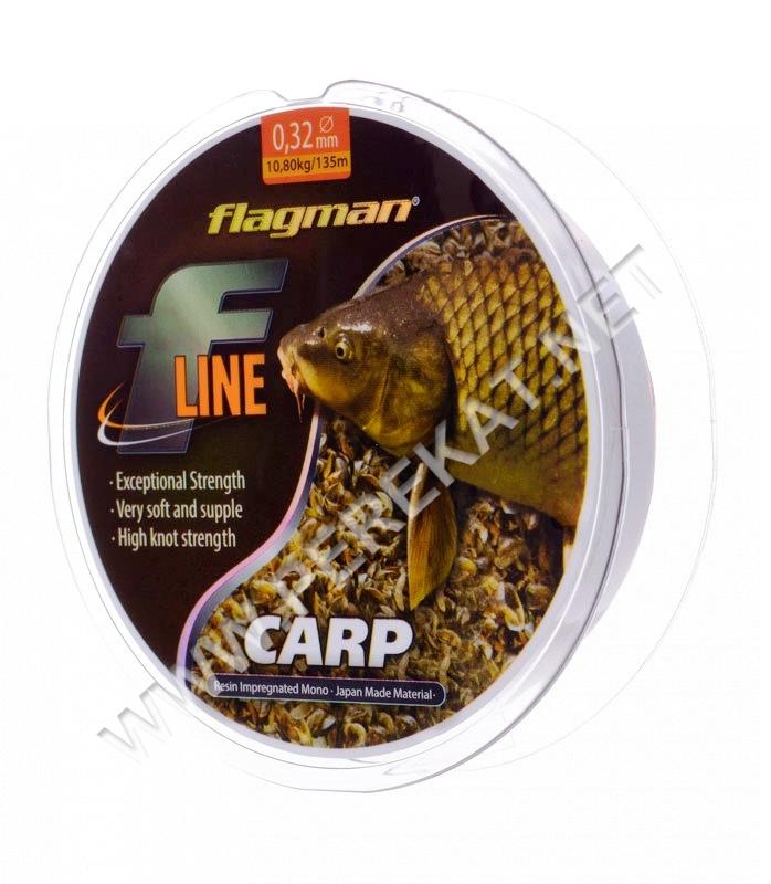 Леска FLAGMAN F-LINE CARP 135м 0,40мм (3994)