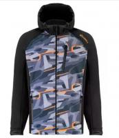 Куртка Viverra Softshell Infinity Hoody Black Camo Orange L (79283)