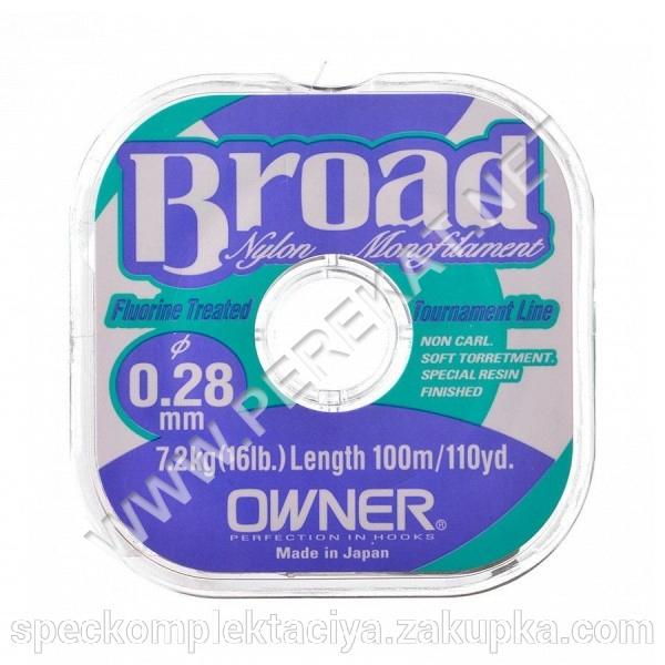 Леска Owner Broad 0,16мм-100m (1186)