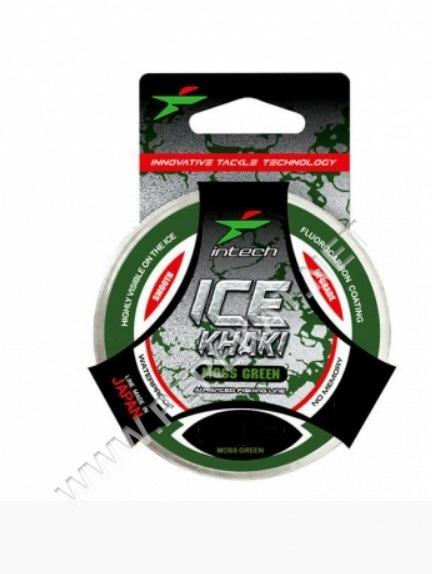 Волосінь Intech Khaki Ice Line moss green 50m 0.10mm (80346)