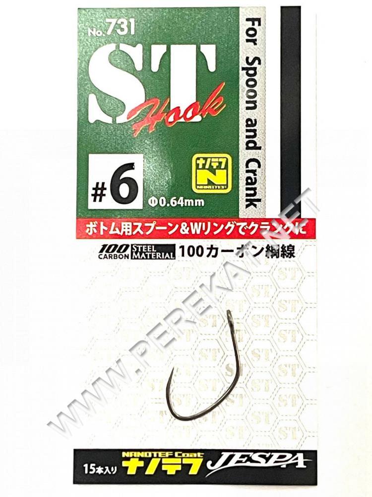 Гачки Yarie 731 ST Hook #6 nanotef 15шт (79748)