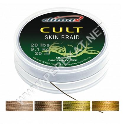 Поводочный материал в оплетке Skinbraid Olive 20m 25lb (23095)