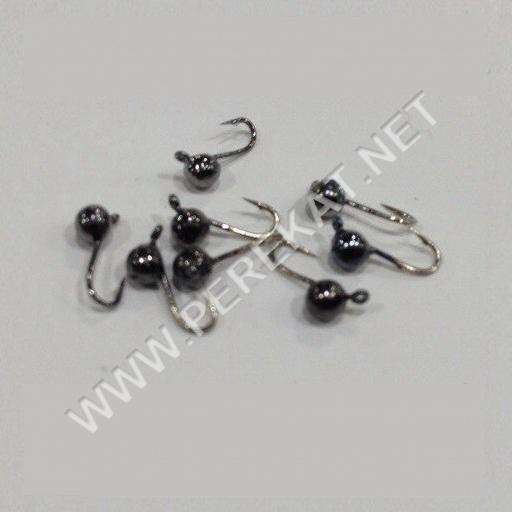 Мормышка Adams дробинка D2,5mm (0,18gr, №20) черный никель (10314)