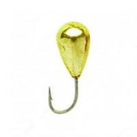 8228К020 G Мормышка Salmo капля с отверстием и кембриком D2,0mm 0,14gr золото (9274)