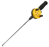 Удилище зимнее FLAGMAN желтое d=65mm. Ручка EVA Pole 24cm (17894)