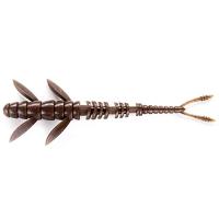 Силікон FishUp Flit 1.5" (10pcs.), #050 - Green Pumpkin Brown/Red  Purple (43904)