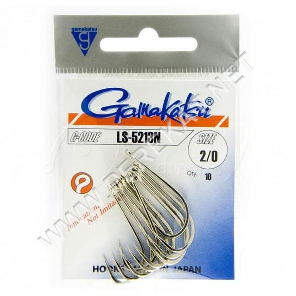 Крючок Gamakatsu LS-5213N Ring Eye Serie 6/0 10шт. (14954)