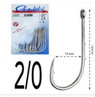 Гачок  Gamakatsu LS-5213N Ring Eye Serie 2/0 10шт. (14952)