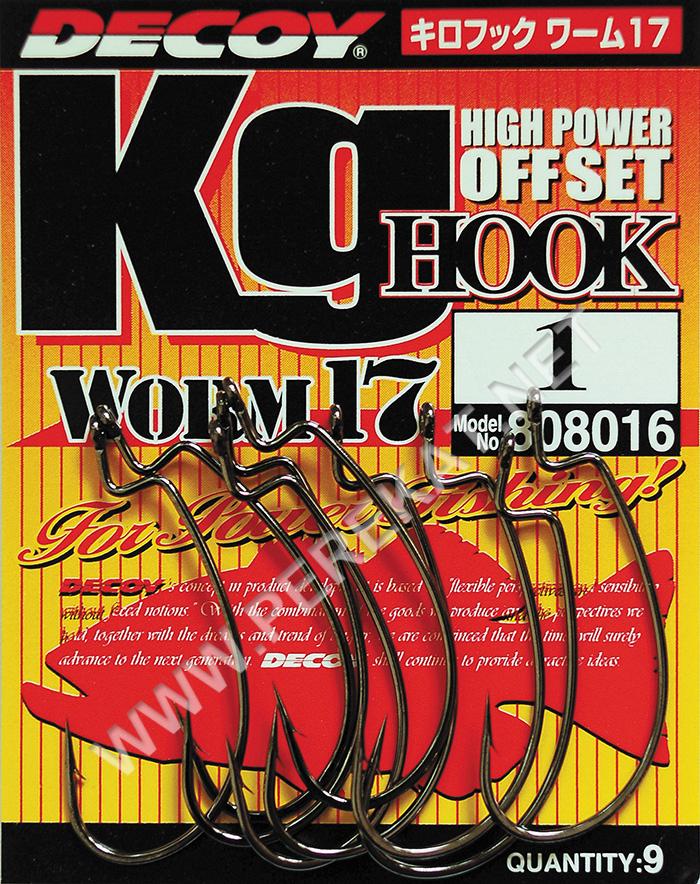 Крючек Decoy Worm17 Kg Hook #4/0, 6шт (10256)