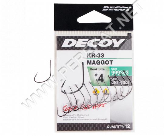 Гачок Decoy KR-33 Maggot 04, 12 шт/уп (49444)