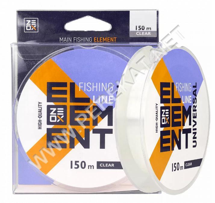Волосінь ZEOX Element Universal 150м Clear 0.405мм (125788)
