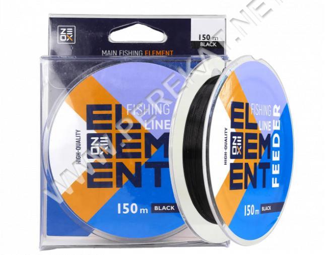 Волосінь ZEOX Element Feeder 150м Black 0.330мм (644723)