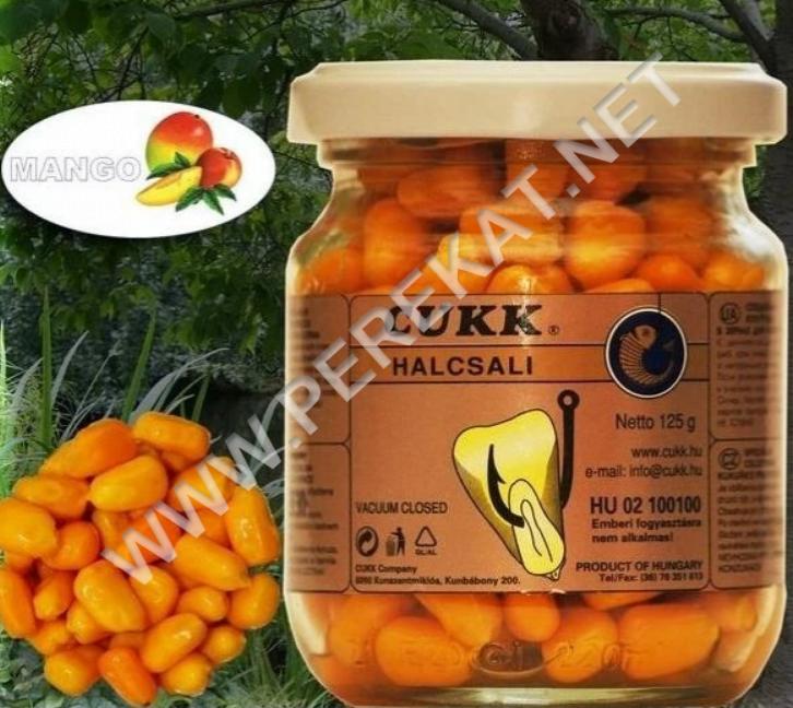 Кукурудза CUKK фарбована, скло банку (220мл) манго (світло-оранжевий) (385487)