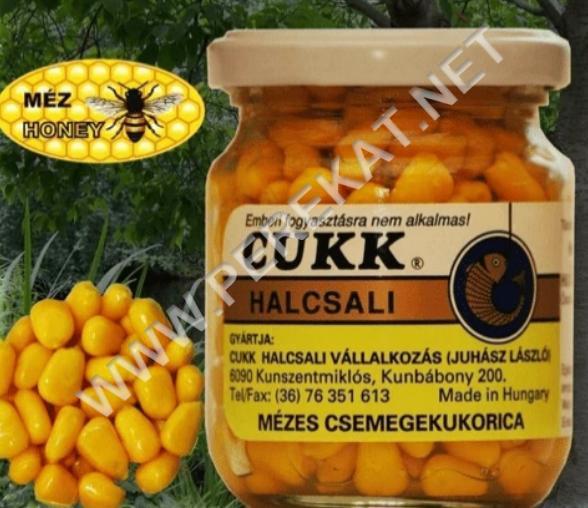 Кукурудза CUKK фарбована, скло банку (220мл) мед (жовтий) (87369)