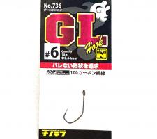 Гачки Yarie 736 GL Hook #6 16шт (90088)