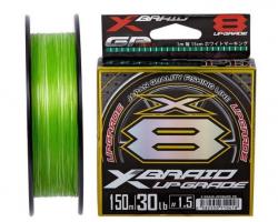 Шнур YGK X-Braid Upgrade X8 150m #1.5/0.205mm 30lb/13.5kg (99771)