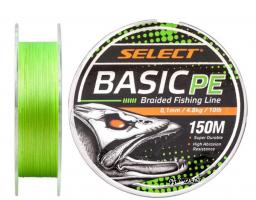 Шнур Select Basic PE Light Green 150m 0.10mm 10lb/4.8kg (414815)