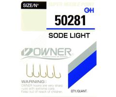 Гачки "OWNER" 50281-11 Sode Light №11 Ø0,33мм 14шт. Brown лопатка (380523)