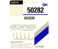 Гачки "OWNER" 50282-10 Sode №10 Ø0,41мм 14шт. Brown лопатка (933934)